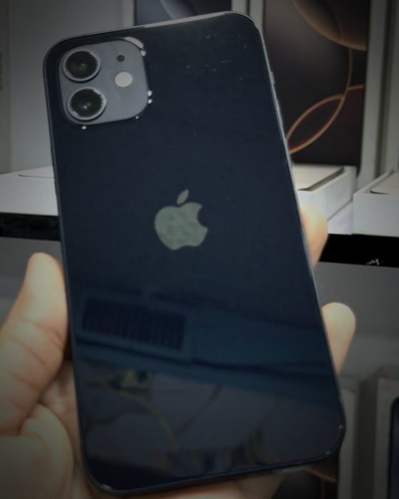 iPhone 12 preto, seminovo, na WN iPhones